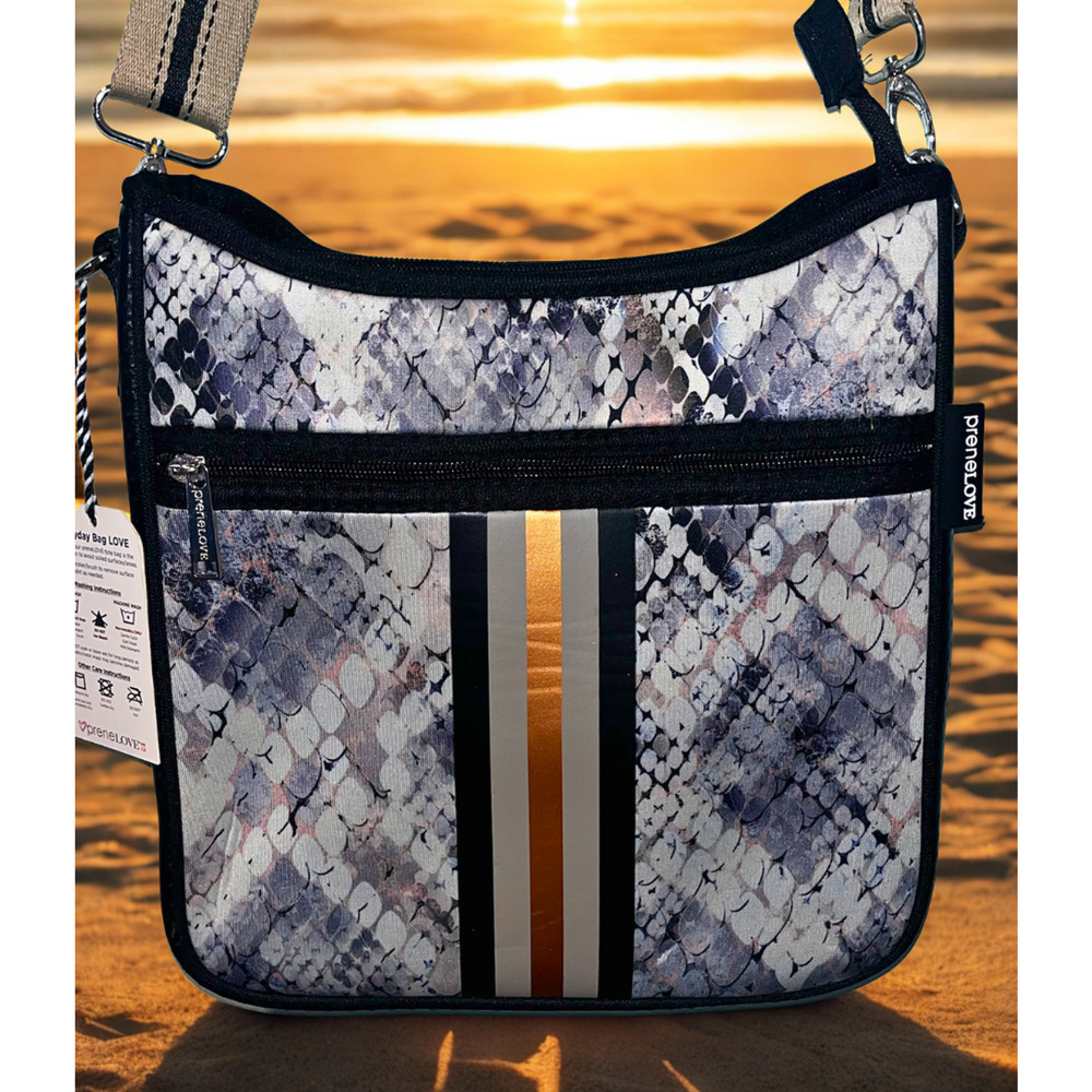 preneLOVE Classic Neoprene Messenger Bag - Muskoka NWT MSRP $89
